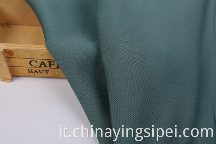 Esempi ecologici ecologici a 145 gsm di prezzo in tessuto twill tinto di rayon in vendita